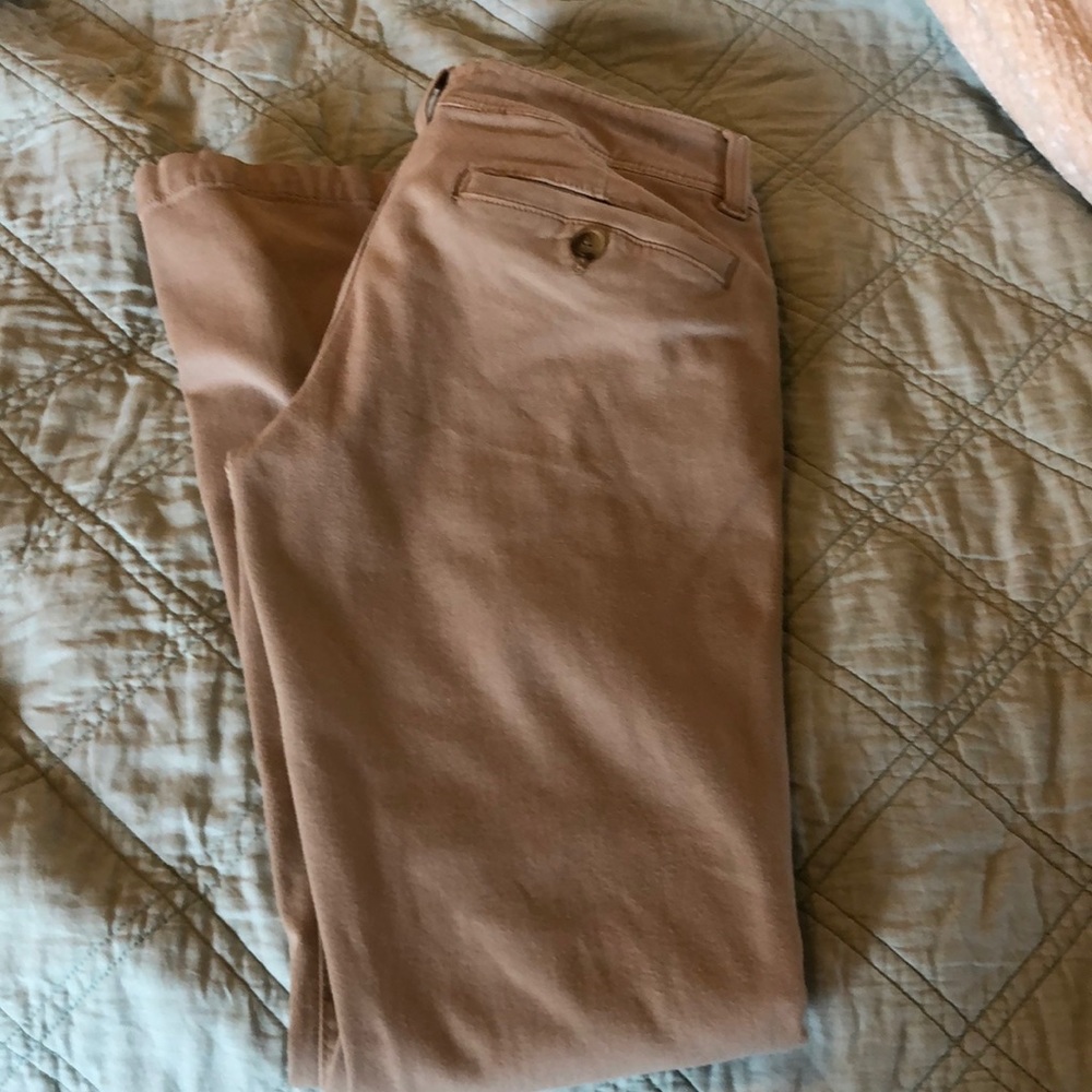 American Eagle kickboot khakis